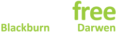 smoke free Blackburn white green